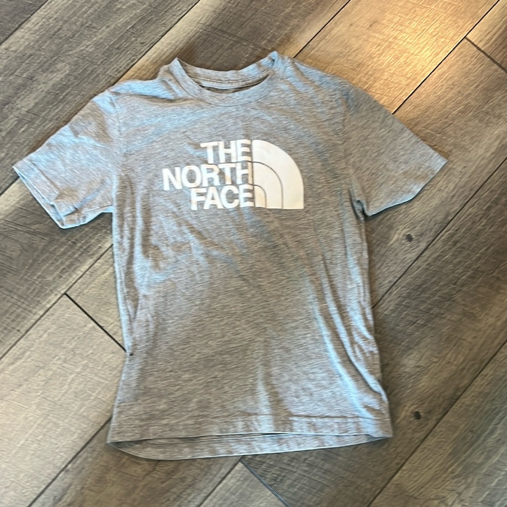 Gray North Face kids t-shirt